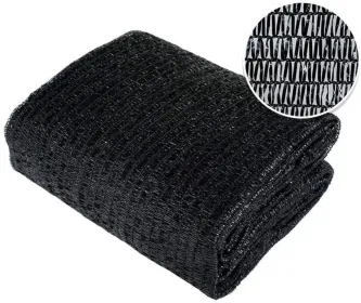 12ft*20ft This Finished Black Shade Net Provides Efficient Shading, Protects Plant Health, And Enhances Gardening Results. (Option: 12ft20ft)